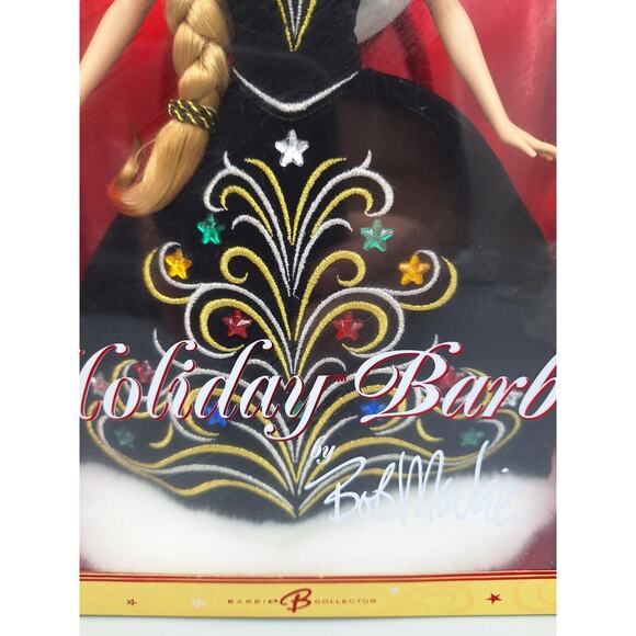 46)2006 Holiday Barbie Doll By Dress Designer Bob Mackie. Barbie Collectr Series - Picture 6 of 10